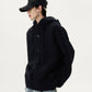 Half-Button Knit Hoodie MAD0015