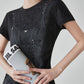 Corset Print T-Shirt Dress FER0120
