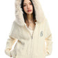 Fur Hood Cable Knit Top BGS0034