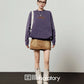 Tiger Motif Crewneck Top/Khaki Denim Skirt LLA0610