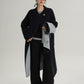 Scarf Collarless Coat SRS0412