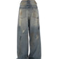 Wash Paint Denim Pants RSM0013