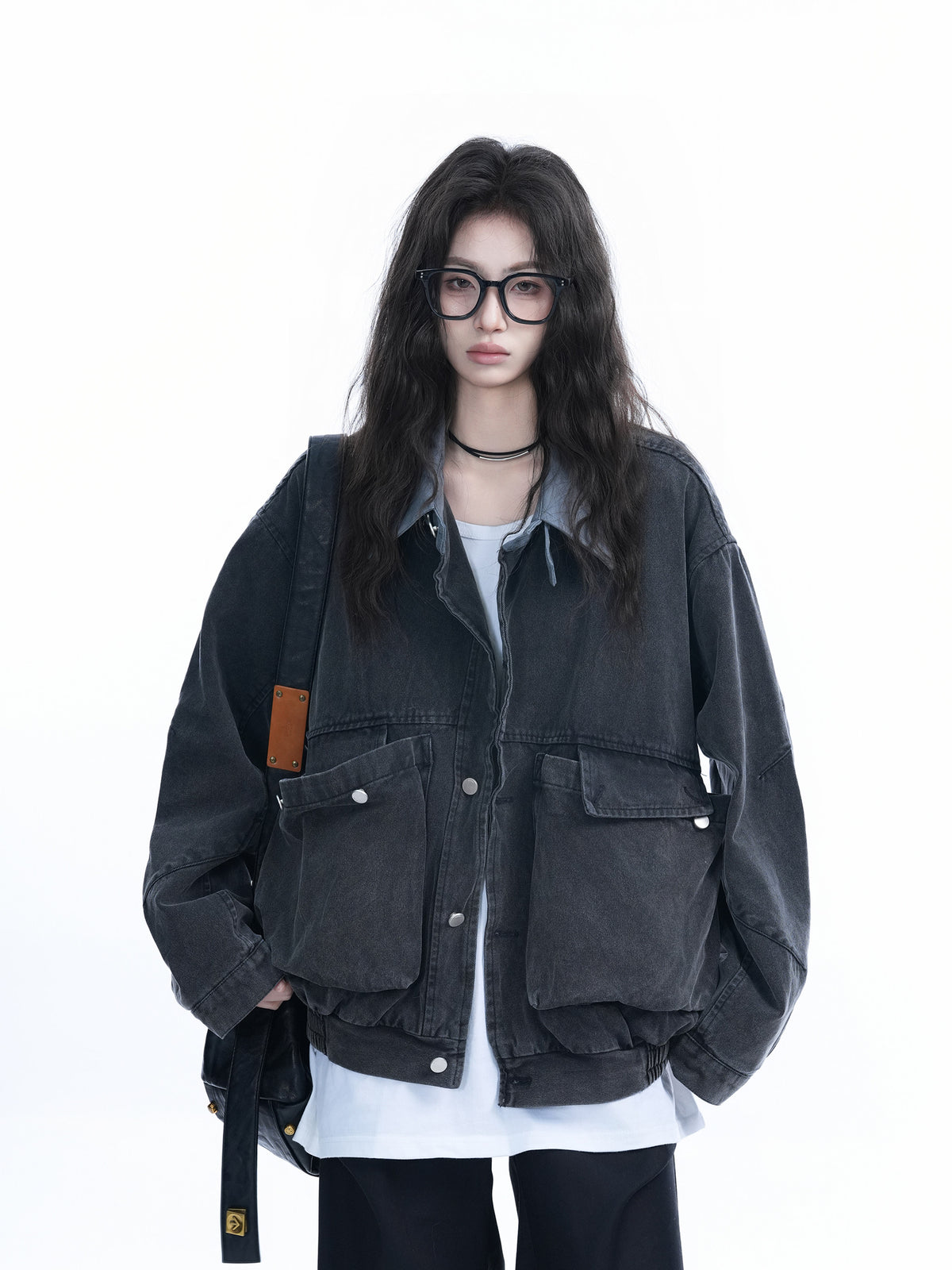 Oversized Work Denim Jacket WLS0009