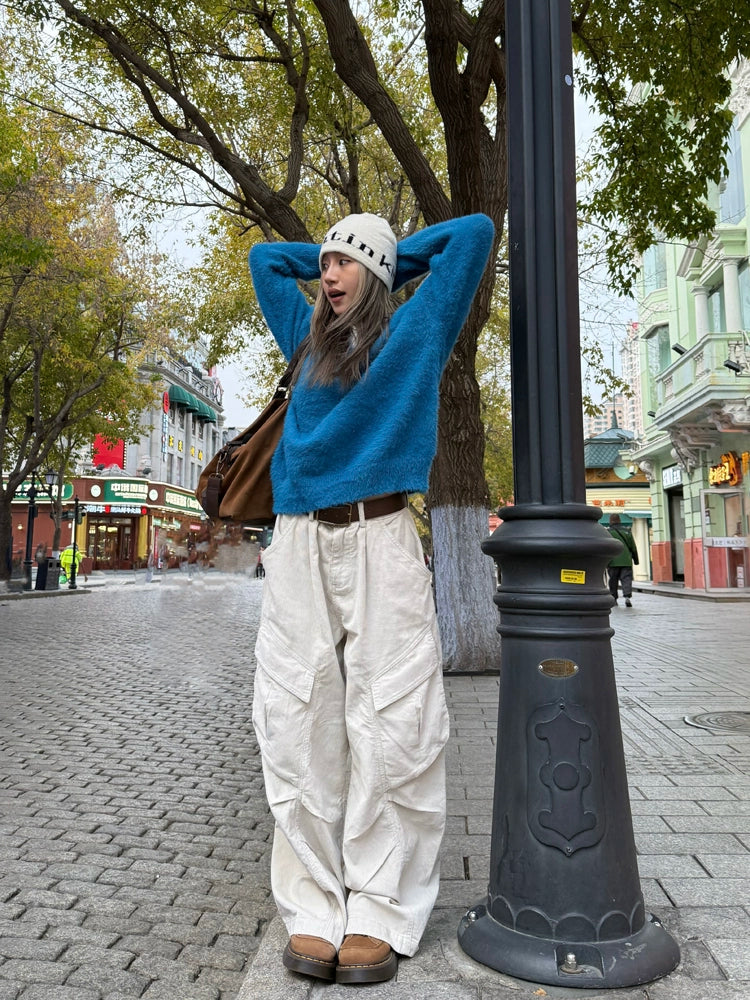 Big Pocket Wide Cargo Pants CYE0006