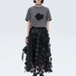 Butterfly Embroidery Short Sleeve T-Shirt SHN0012