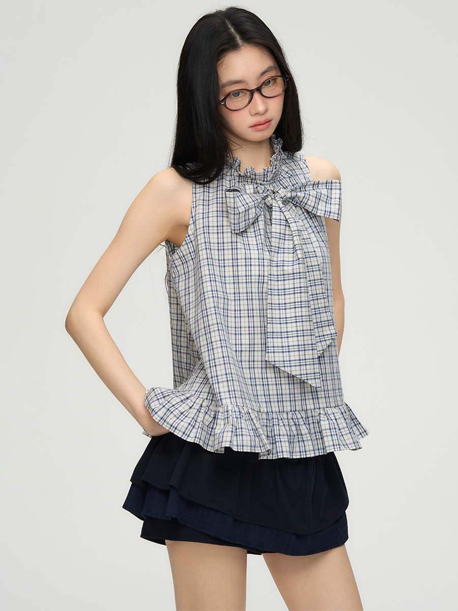 Paid Bow Tie Lace Top PUC0015