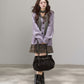V-Neck Cable Knit Cardigan WDB0027
