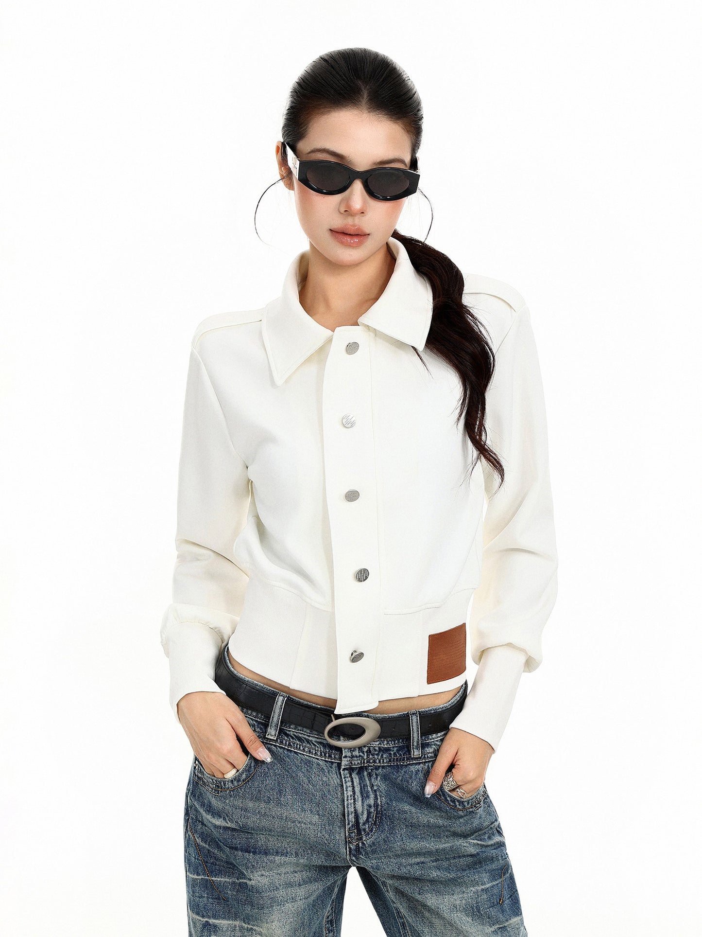 Polo Collar Short Jacket BGS0057
