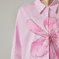 Flower Print Long-Sleeve Shirt FER0075