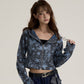 Star-Patterned Zip-Up Hoodie ONP0002