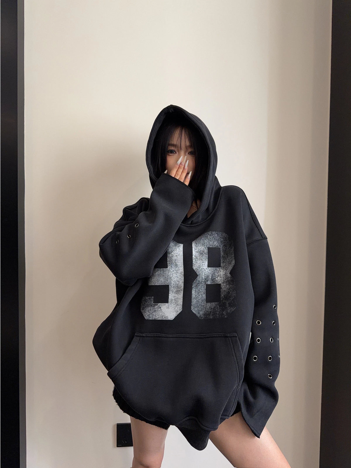 Number Logo Fleece Hoodie YLS1043