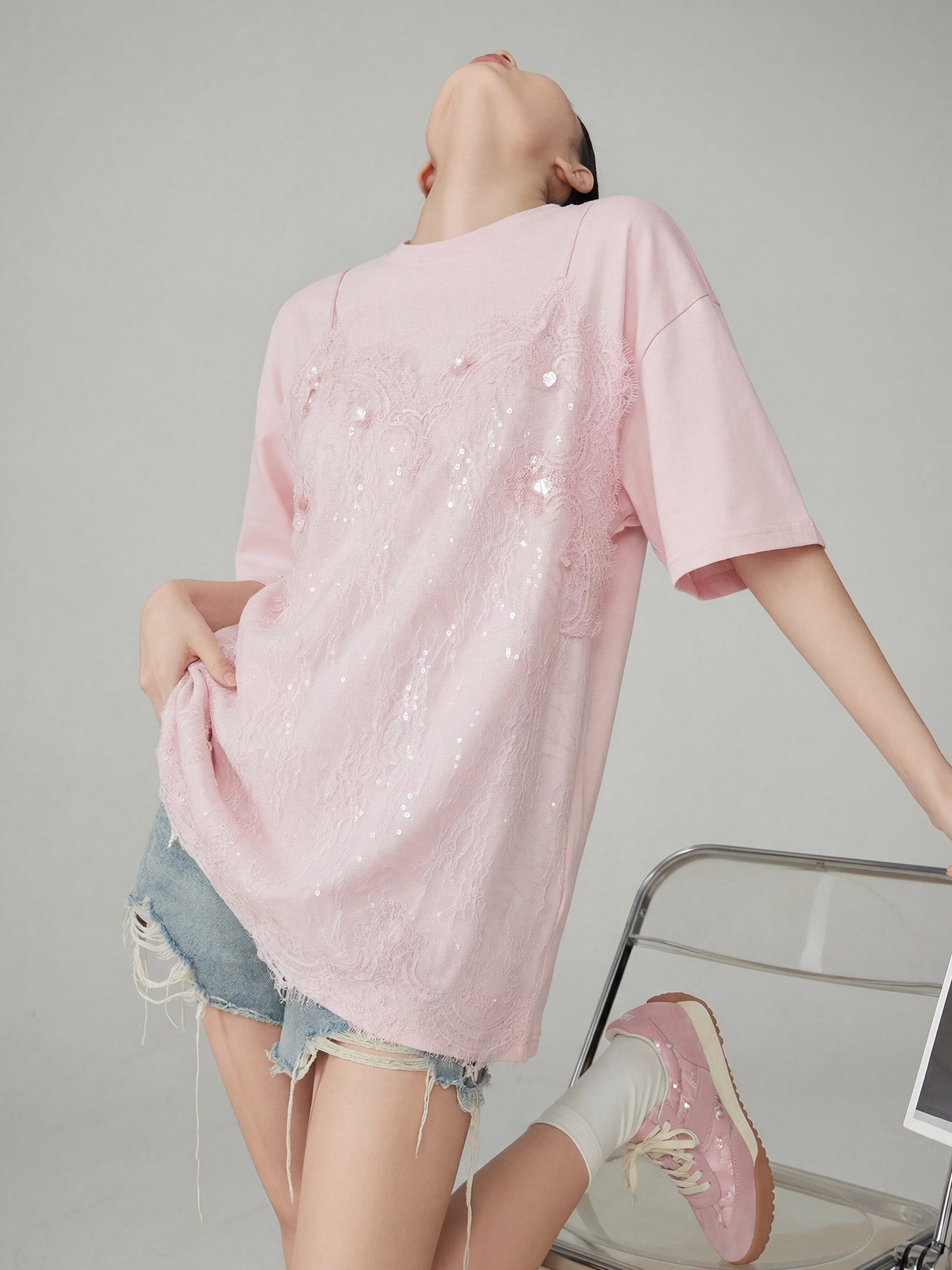Camisole Layered-Style T-Shirt FER0134