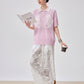 Sheer Short-Sleeve Polo Knit FER0261