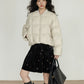 Crew Neck Short Puff Jacket VAS0176