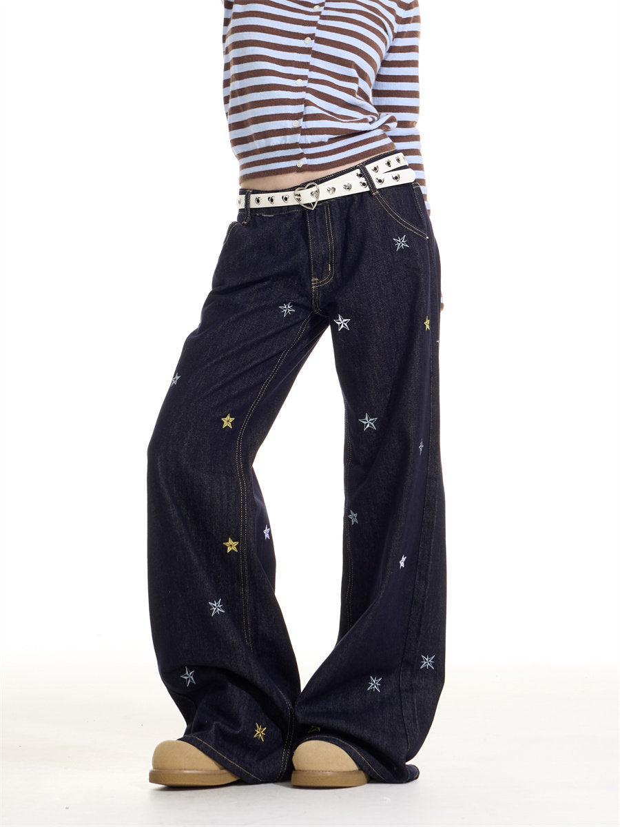 Star Embroidery Casual Jeans ONP0006