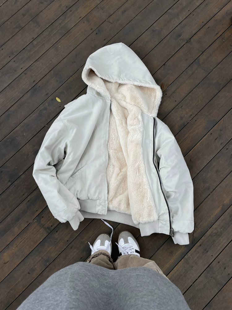 Fur Design Padded Blouson CYE0041