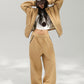 Fleece-Lined Zip-Up Hoodie / Wide Pants ACS0385