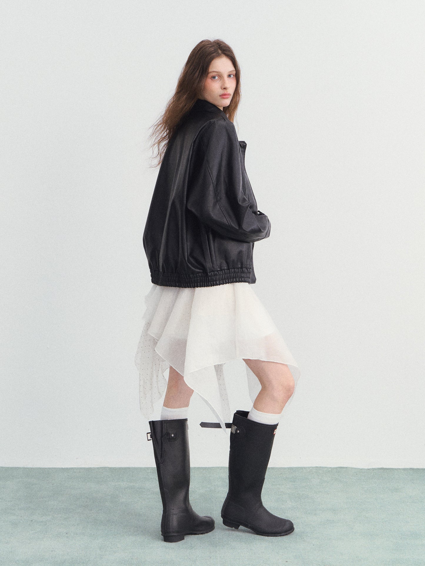 Moist Leather Jacket SPY0028