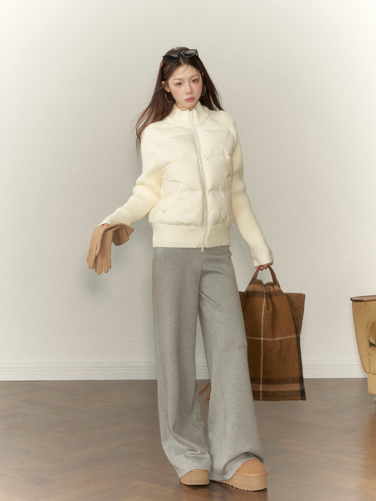 Down Knit Blouson WDB0006