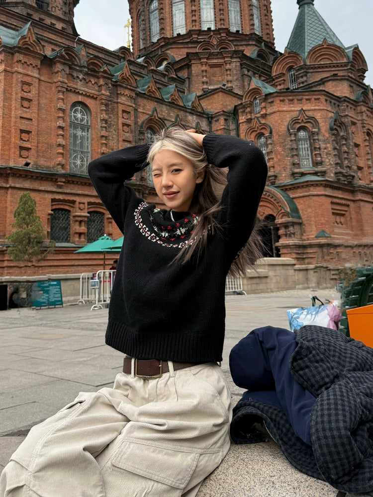 Nordic Knit Long Sleeve Top CYE0012