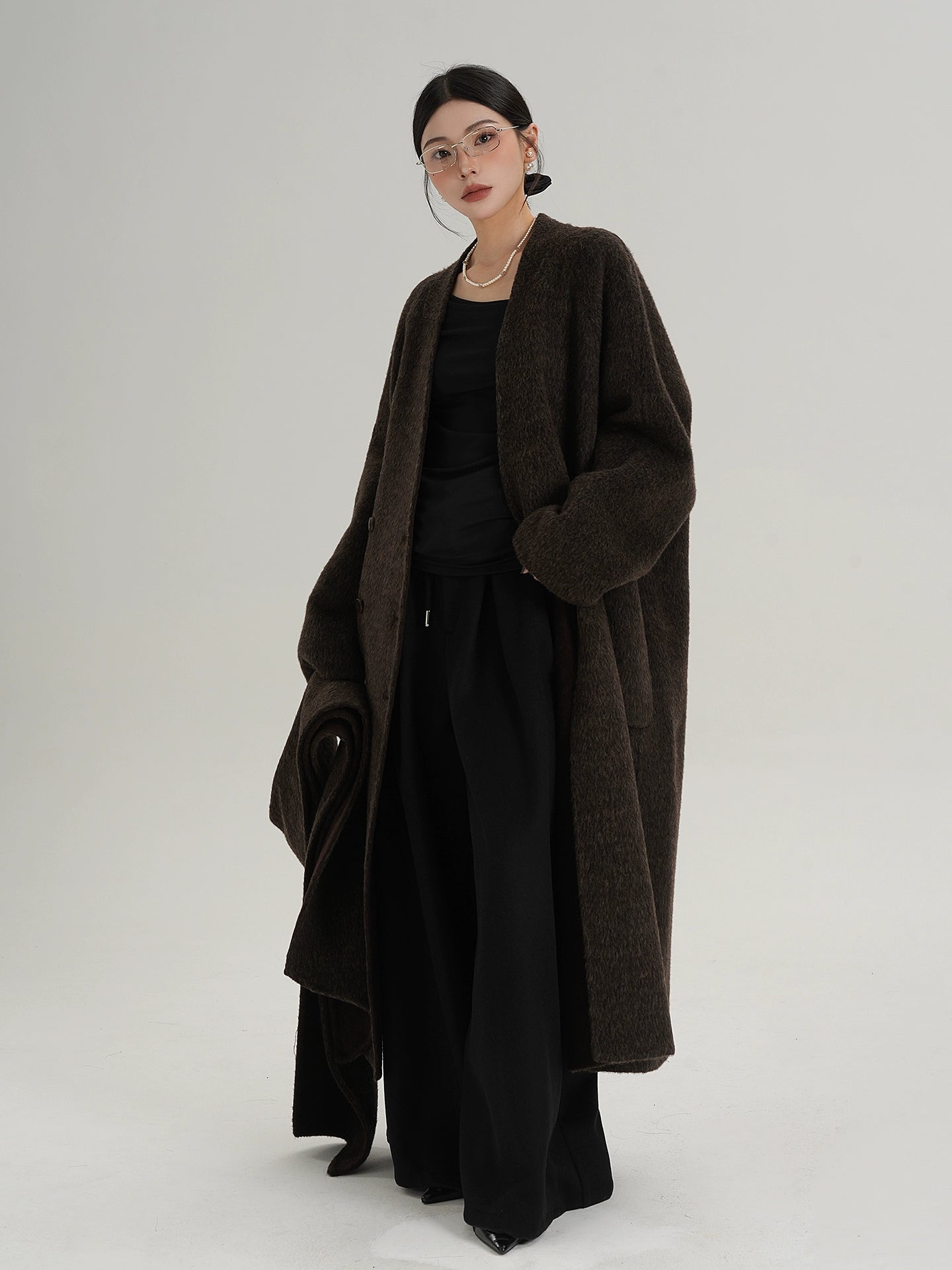 Wool Wide Pants SRS0394