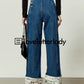 Dark Blue Casual Denim Pants LLA0036