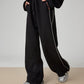 Half-Zip Sailor Collar Top / Wide Pants FER0374