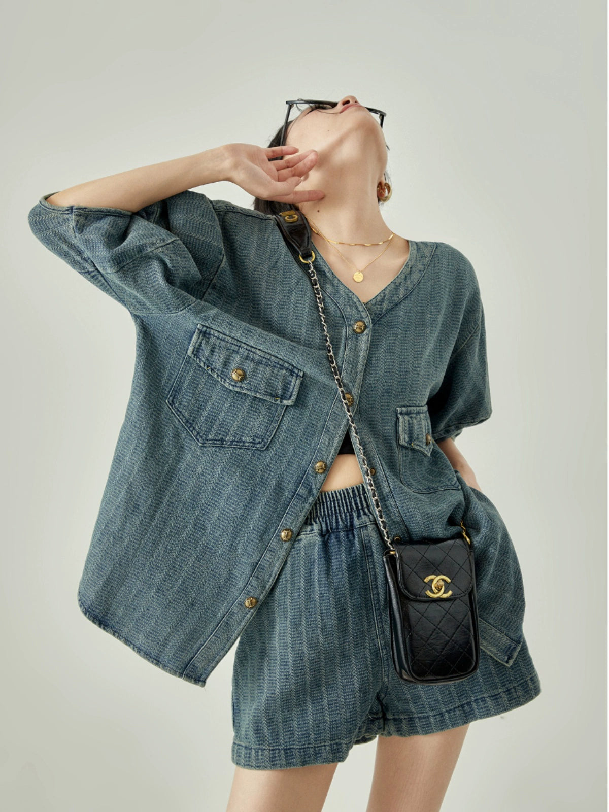 Luxury Denim Tops / Denim Pants LLA0065