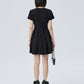Round Neck Short Sleeve Dress SHN0008
