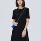 Crew Neck T-Shirt Short Dress SHN0010