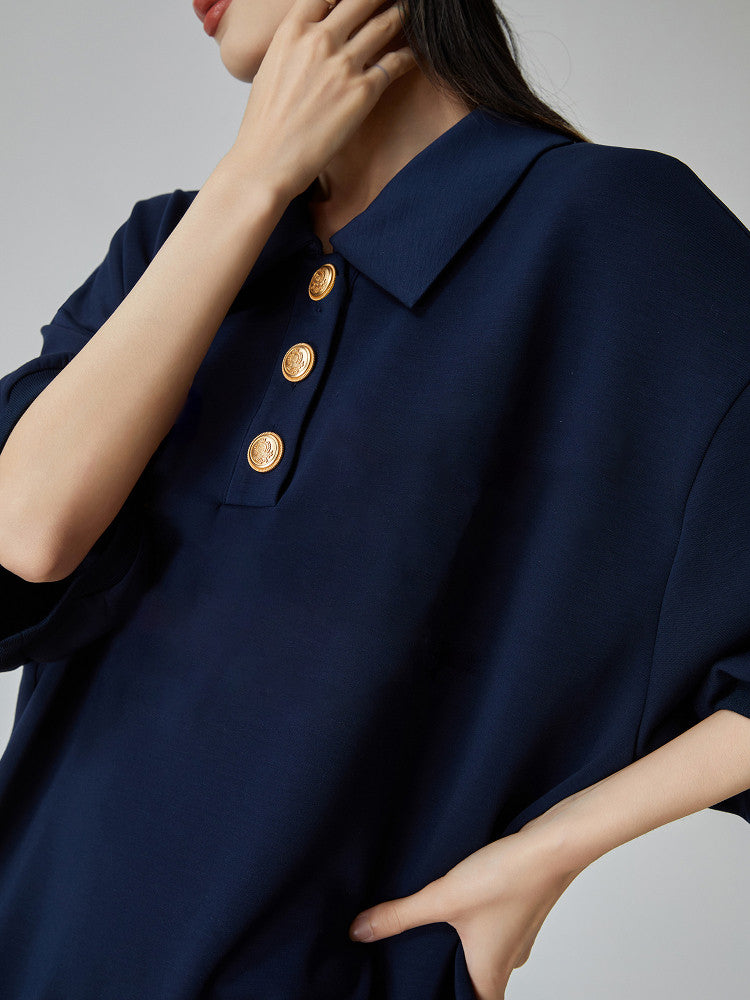 Mixed Material Docking Mini Dress FER0114