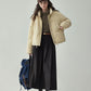 Stand Collar Short Down Jacket AMU0048