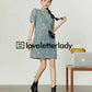 Denim Fabric Cheongsam LLA0082