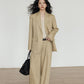 Stripe Design Blazer Jacket / Casual Wide Pants VAS0189