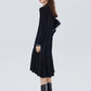 Flare Design Long-Sleeve Dress SHN0057
