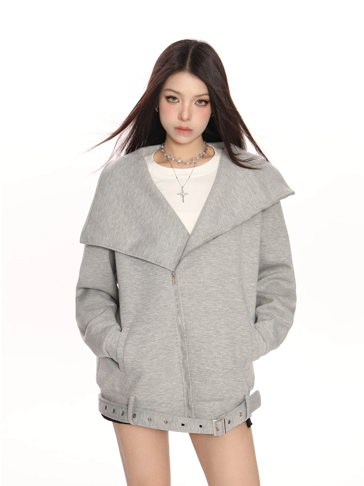 Big Collar Zip Jacket BGS0020