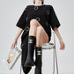 Asymmetry Round-Neck T-Shirt Dress FER0131