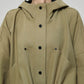 Wind Hooded Trench Coat / High-Waist Shorts FER0036