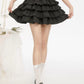 Tiered Mini Skirt LEN0004