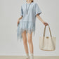 Asymmetric Design Mini Dress FER0236