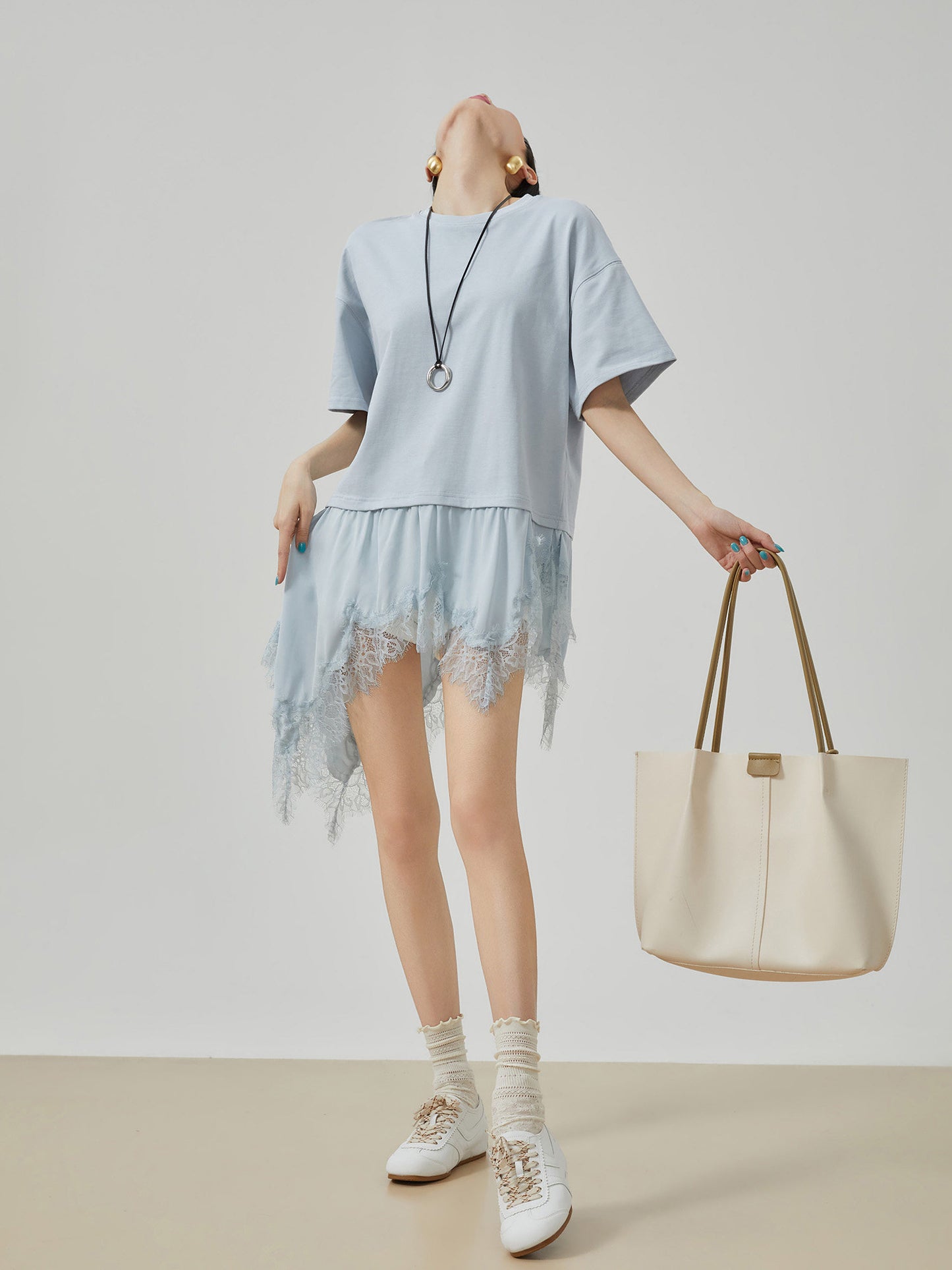 Asymmetric Design Mini Dress FER0236