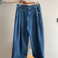 Retro Washed Blue Wide Jeans DAZ0001