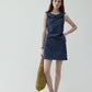 Round Collar Sleeveless Dress VOE0003