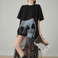 Lace Printed Short-Sleeve T-Shirt FER0071