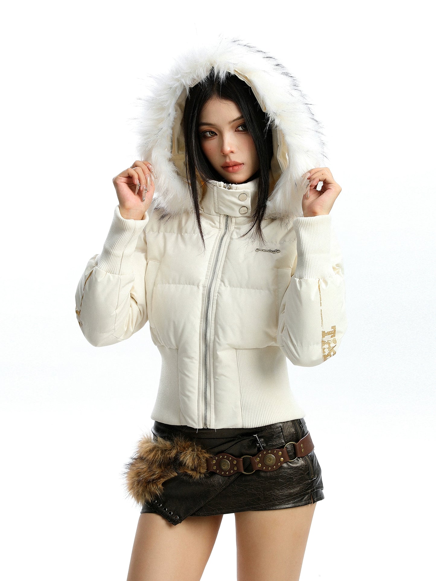 Fur Down Short Jacket BGS0039