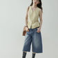 V-Neck Flare Stripe Vest VOE0004
