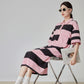Border Polo Long Dress FER0213