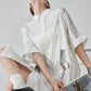 Hand-Drawn Art Print Shirt Dress FER0179