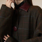 Patchwork Lapel Wool Coat  SUY0021