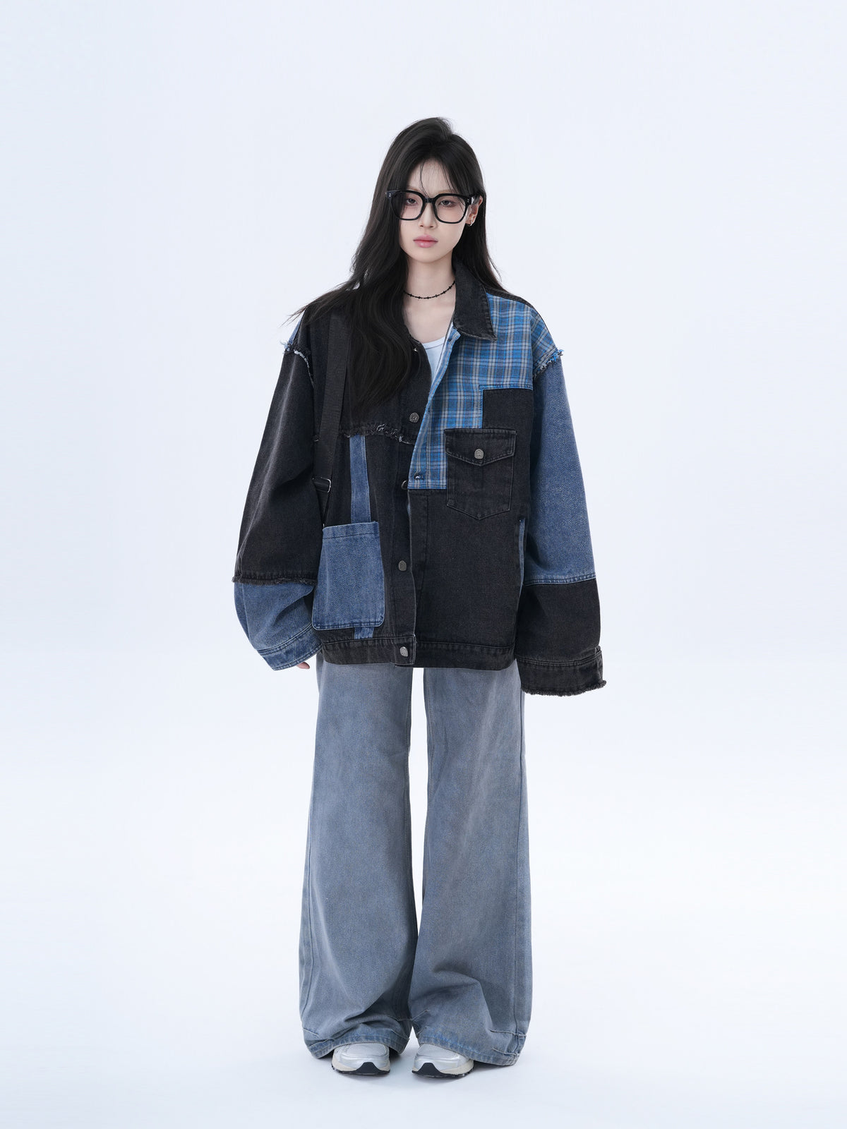 Patchwork Denim Jacket WLS0017